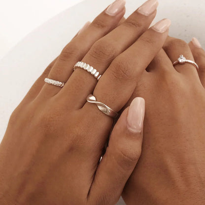 Classic Twisted Wedding Band 14