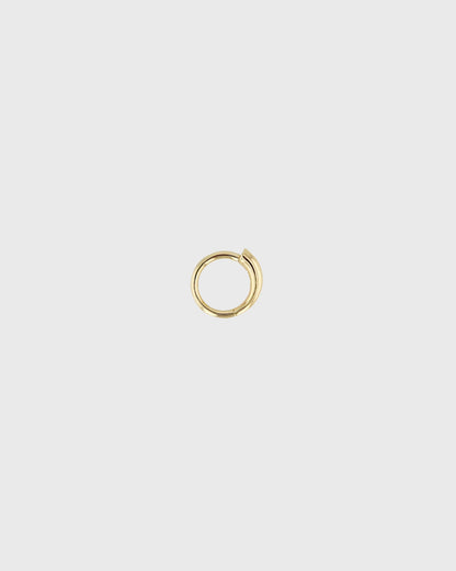 Golden Glam Huggie Hoop Earrings 1