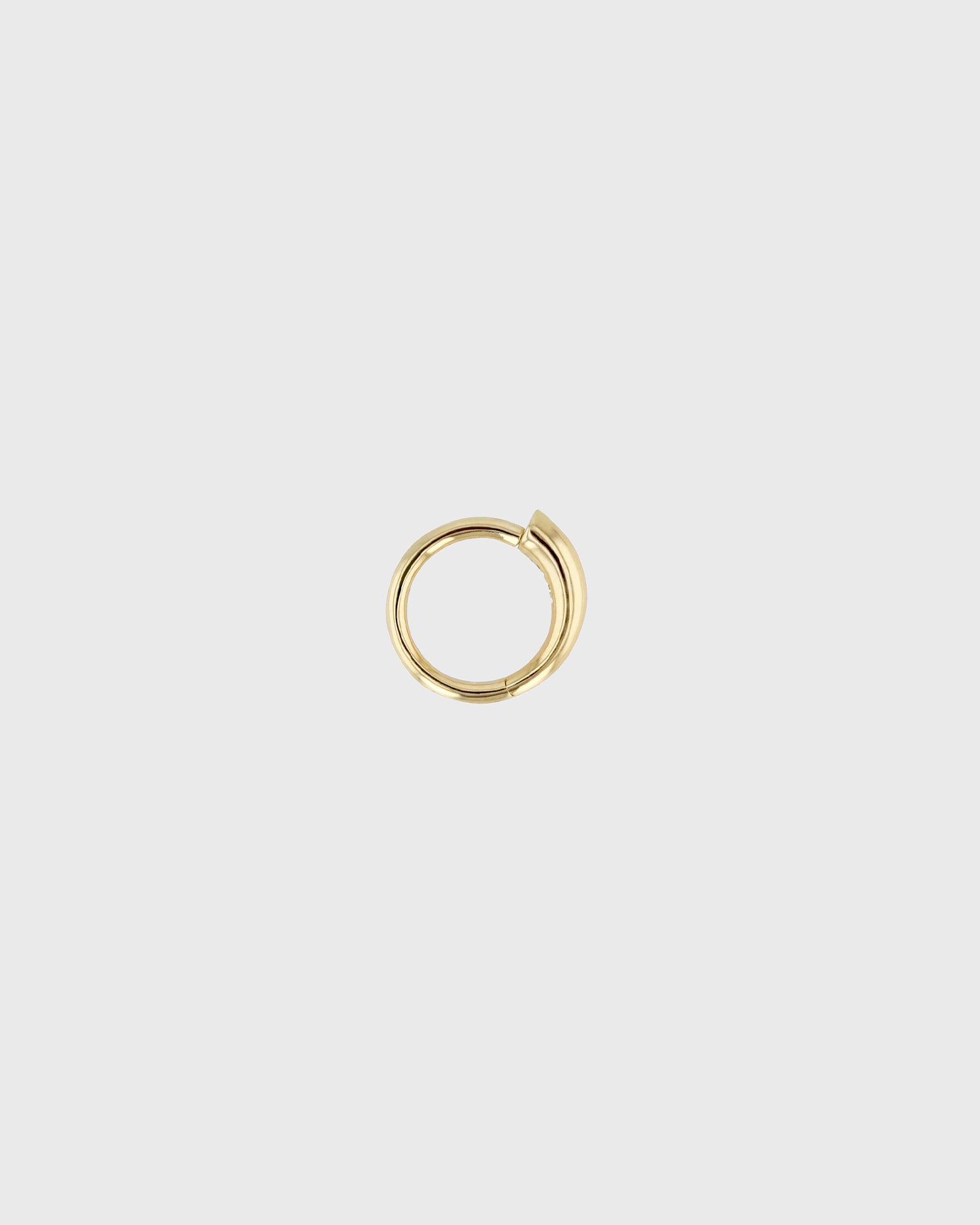 Golden Glam Huggie Hoop Earrings 3