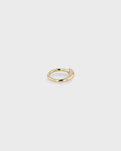Golden Glam Huggie Hoop Earrings 4