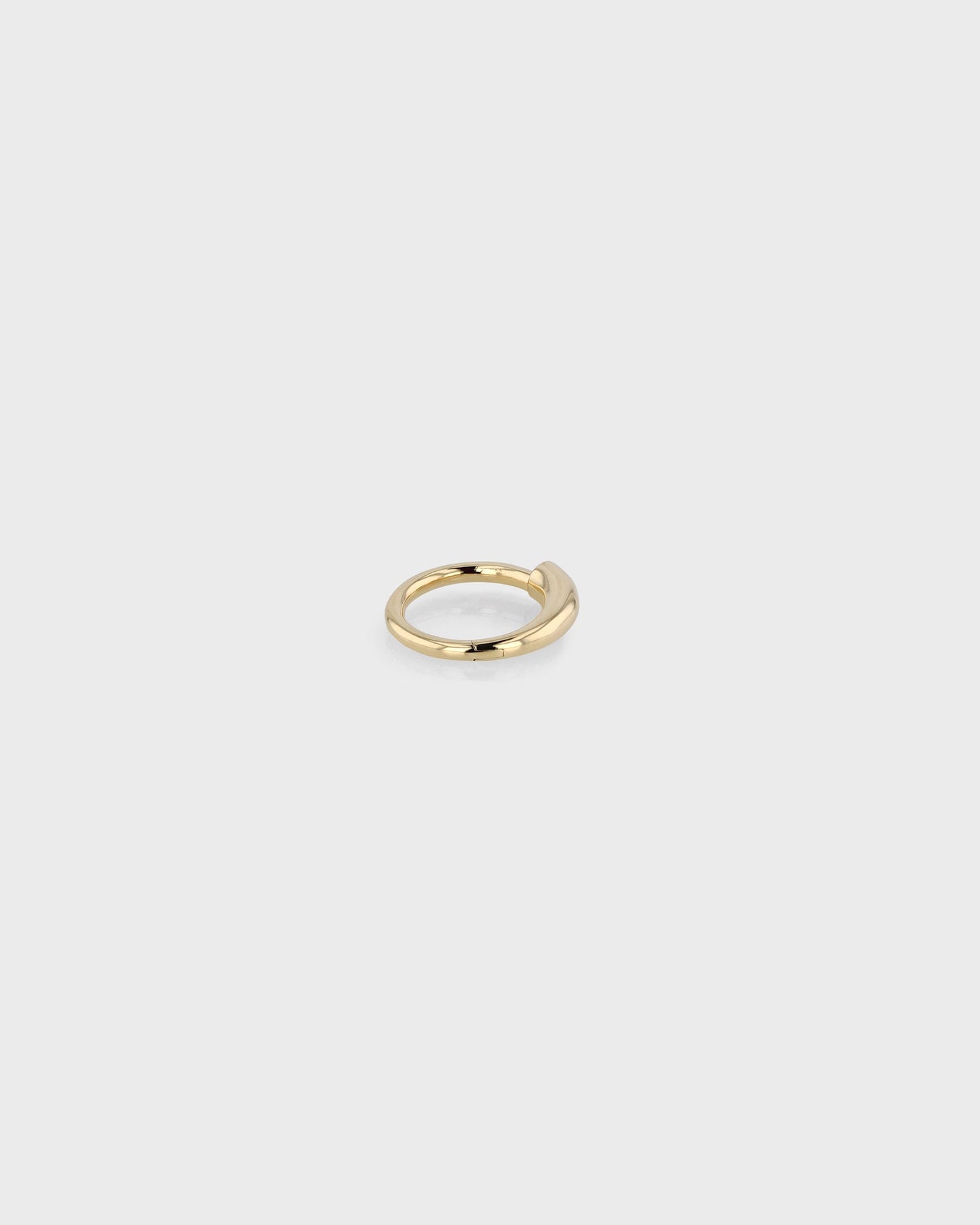 Golden Glam Huggie Hoop Earrings 2