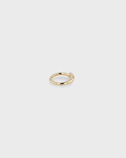 Golden Glam Huggie Hoop Earrings 2
