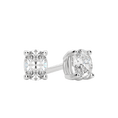 Load image into Gallery viewer, 2.0 TCW Dazzling Oval Lab-Grown Diamond Stud Earrings in Gold Setting
