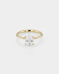 Load image into Gallery viewer, 2.0 CT Oval Lab Grown Diamond Solitaire  Engagement Ring
