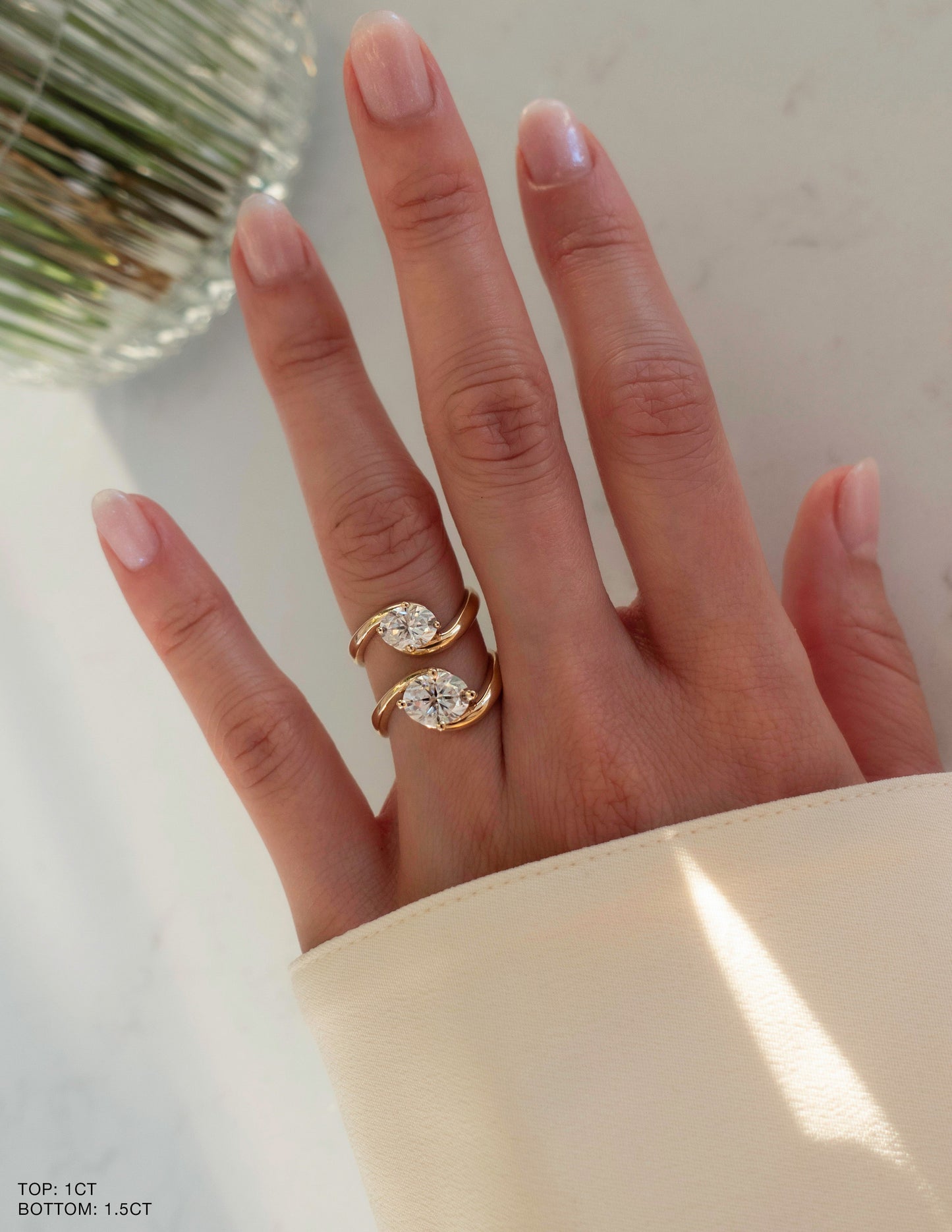 Solitaire-Oval Lab Grown Diamond Engagement Ring