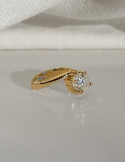 Solitaire-Oval Lab Grown Diamond Engagement Ring