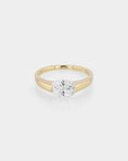 Load image into Gallery viewer, 0.50 CT Oval  Lab Grown Diamond Solitaire Engagement Ring
