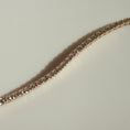 Load image into Gallery viewer, 2.71 Carat Round Lab-Grown Diamond Tennis Bracelet in Gold
