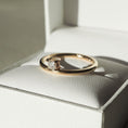 Load image into Gallery viewer, 0.20 CT Princess-Cut Lab Grown Diamond Wedding Band in Gold
