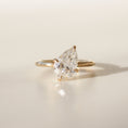 Load image into Gallery viewer, 1.50 CT Pear-Shaped Lab-Grown Diamond Solitaire Engagement Ring in Gold
