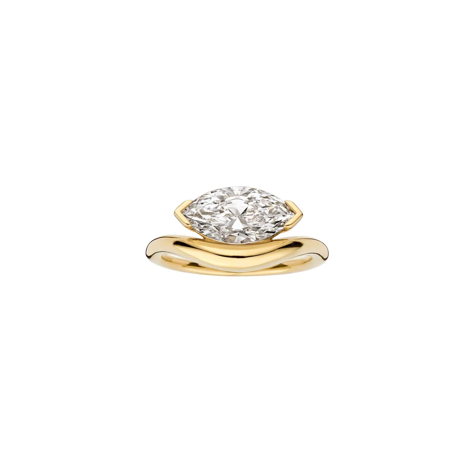 Hidden Halo-1.5 CT Round Lab Grown Diamond Engagement Ring