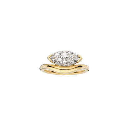 Hidden Halo-1.5 CT Round Lab Grown Diamond Engagement Ring