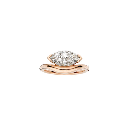 Hidden Halo-1.5 CT Round Lab Grown Diamond Engagement Ring