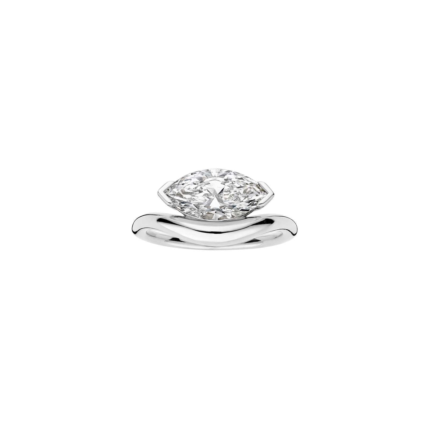 Hidden Halo-1.5 CT Round Lab Grown Diamond Engagement Ring