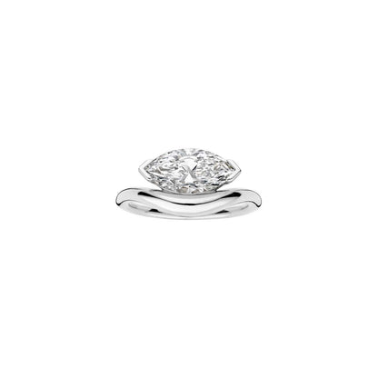 Hidden Halo-1.5 CT Round Lab Grown Diamond Engagement Ring