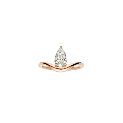 Hidden Halo-1.5 CT Round Lab Grown Diamond Engagement Ring