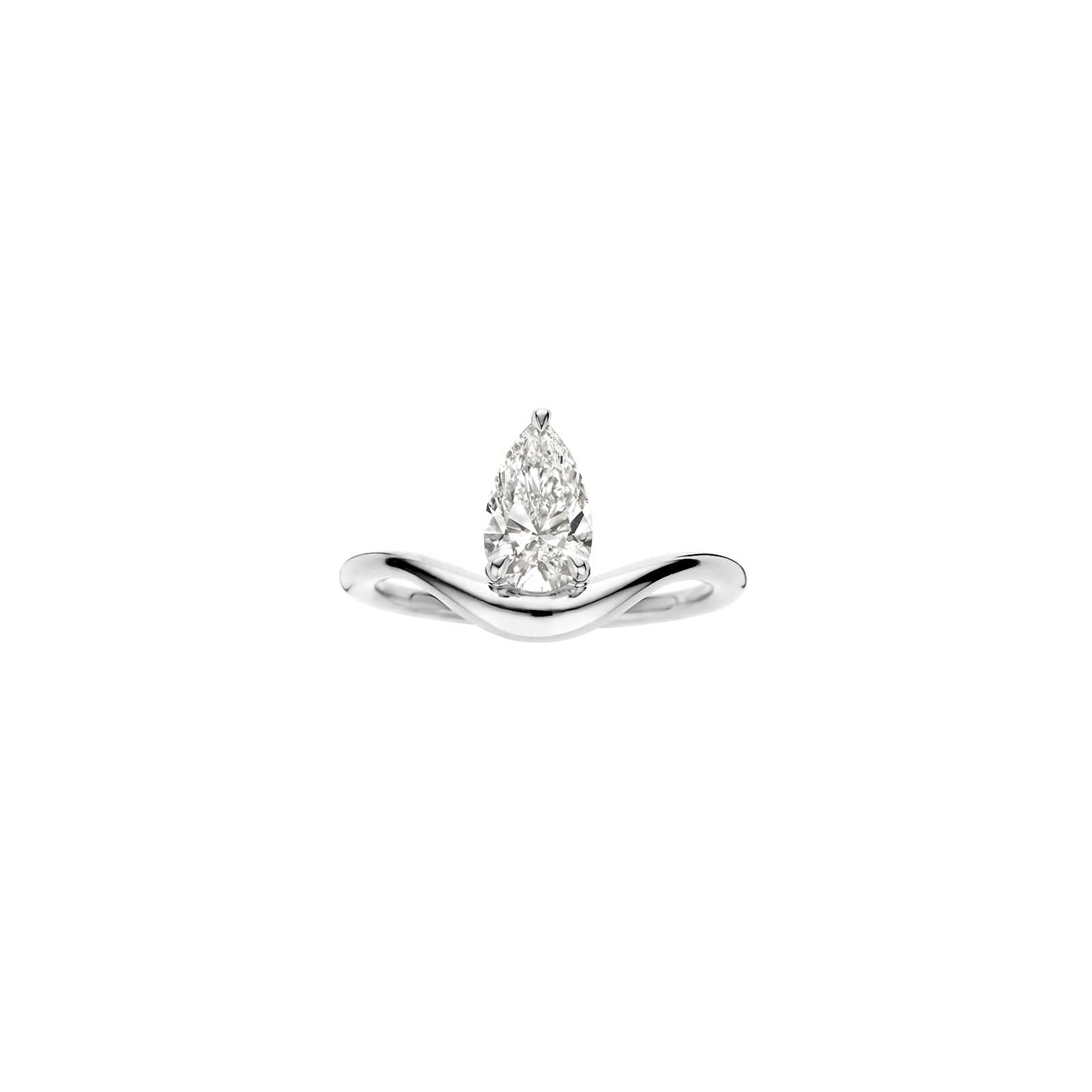 Hidden Halo-1.5 CT Round Lab Grown Diamond Engagement Ring