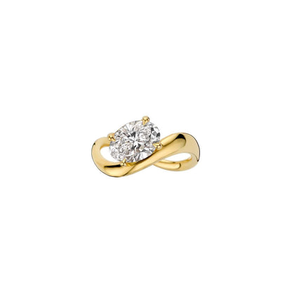 Hidden Halo-1.5 CT Round Lab Grown Diamond Engagement Ring