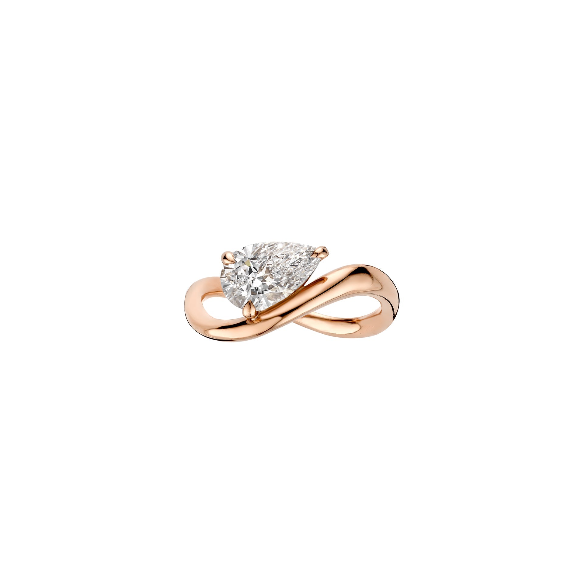 Hidden Halo-1.5 CT Round Lab Grown Diamond Engagement Ring