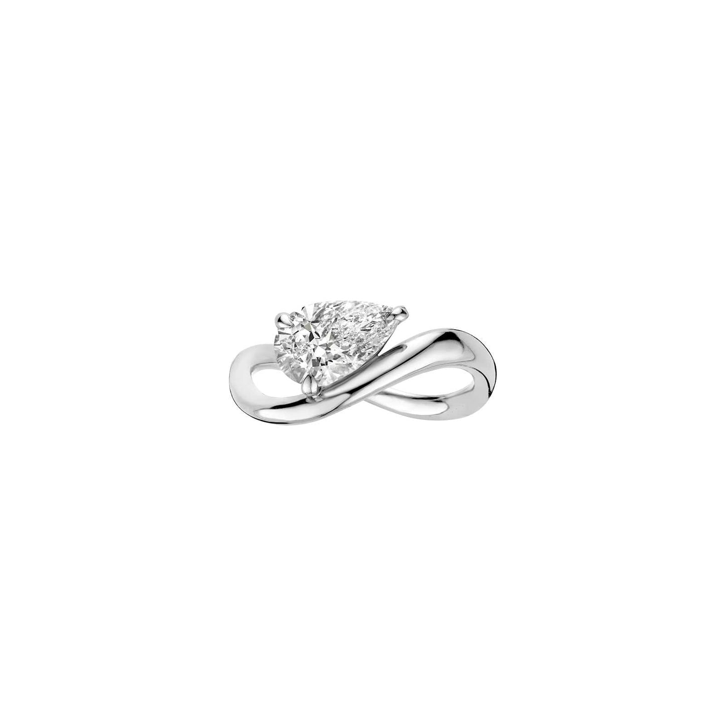 Hidden Halo-1.5 CT Round Lab Grown Diamond Engagement Ring