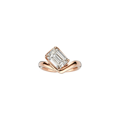 Hidden Halo-1.5 CT Round Lab Grown Diamond Engagement Ring
