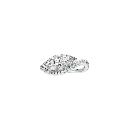 Hidden Halo-1.5 CT Round Lab Grown Diamond Engagement Ring