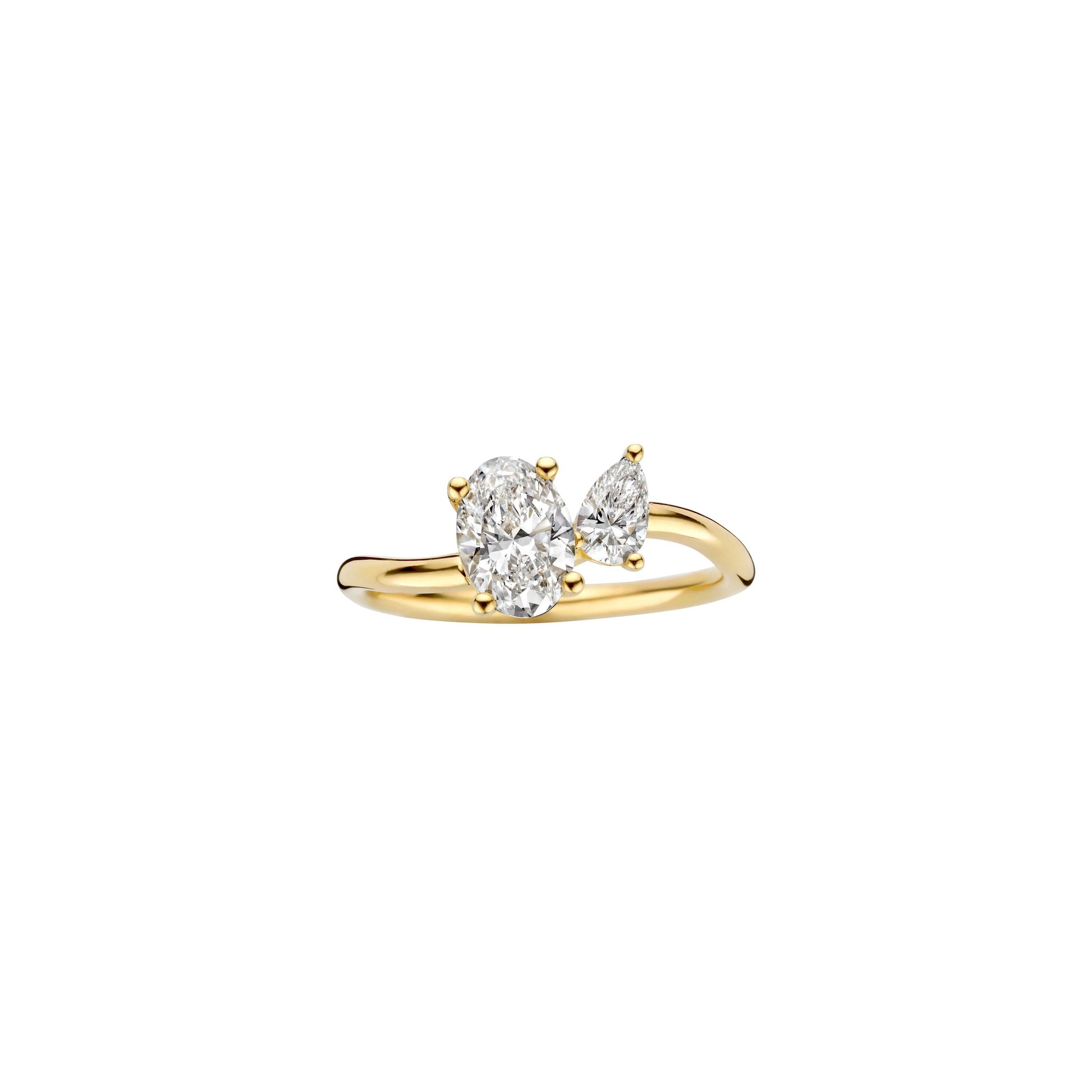 Hidden Halo-1.5 CT Round Lab Grown Diamond Engagement Ring