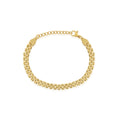 Load image into Gallery viewer, Golden Luxe Double Chain Bracelet
