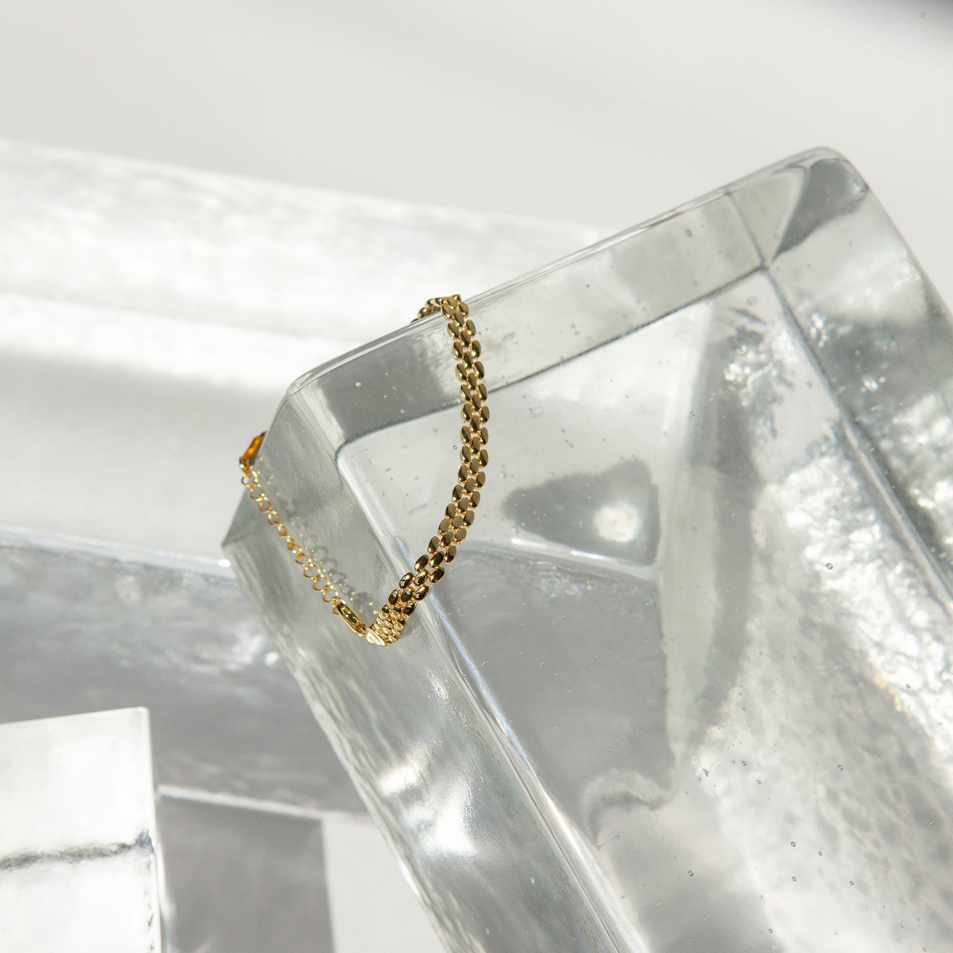Golden Luxe Double Chain Bracelet 10