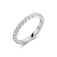 Load image into Gallery viewer, 0.7 CT Round Full Eternity Stackable Wedding Band
