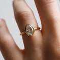 Load image into Gallery viewer, 1.50 CT Oval Lab Grown Diamond Bezel Set Engagement Ring in Yellow Gold
