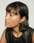 Load image into Gallery viewer, Ethereal Marquise Blue Opal and Lab Made Diamond Drop Earrings
