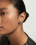 Load image into Gallery viewer, Ethereal Marquise Blue Opal and Lab Made Diamond Drop Earrings
