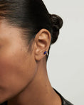 Load image into Gallery viewer, Ethereal Marquise Blue Opal and Lab Made Diamond Drop Earrings
