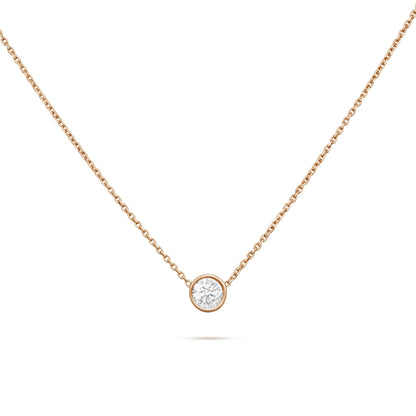 Solitaire- 1.0 CT Oval Lab Grown Diamond Necklace