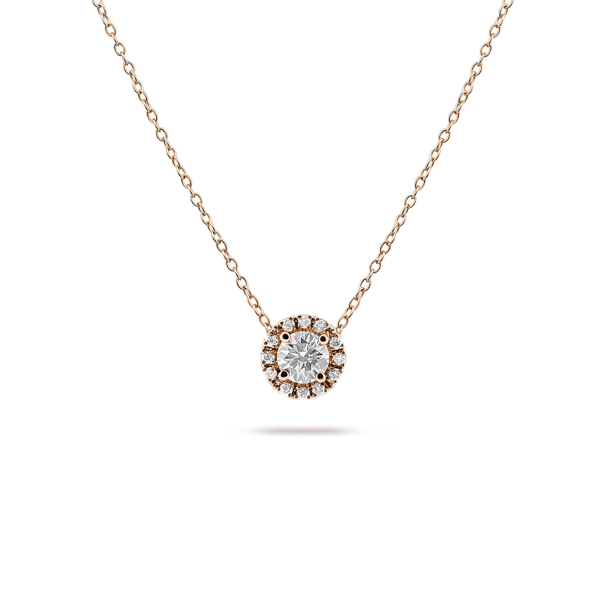 Solitaire- 1.0 CT Oval Lab Grown Diamond Necklace