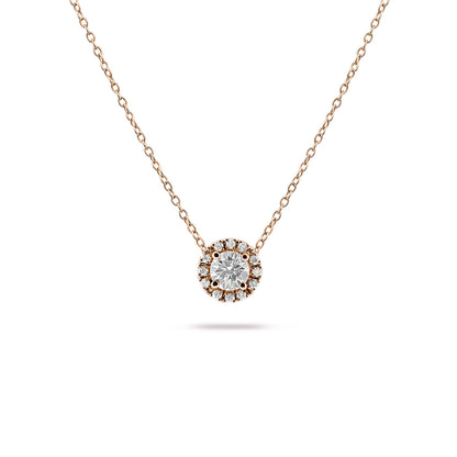 Solitaire- 1.0 CT Oval Lab Grown Diamond Necklace