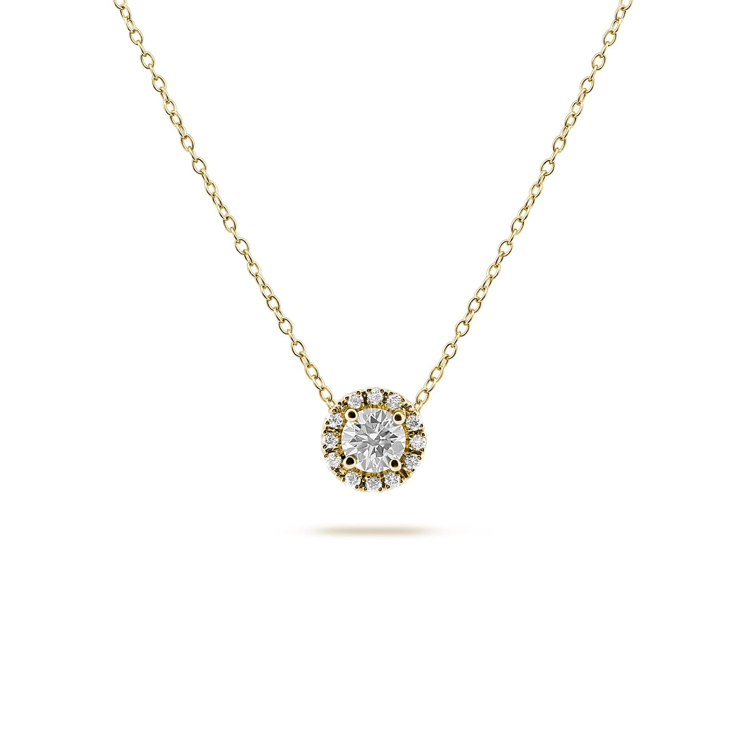 Solitaire- 1.0 CT Oval Lab Grown Diamond Necklace