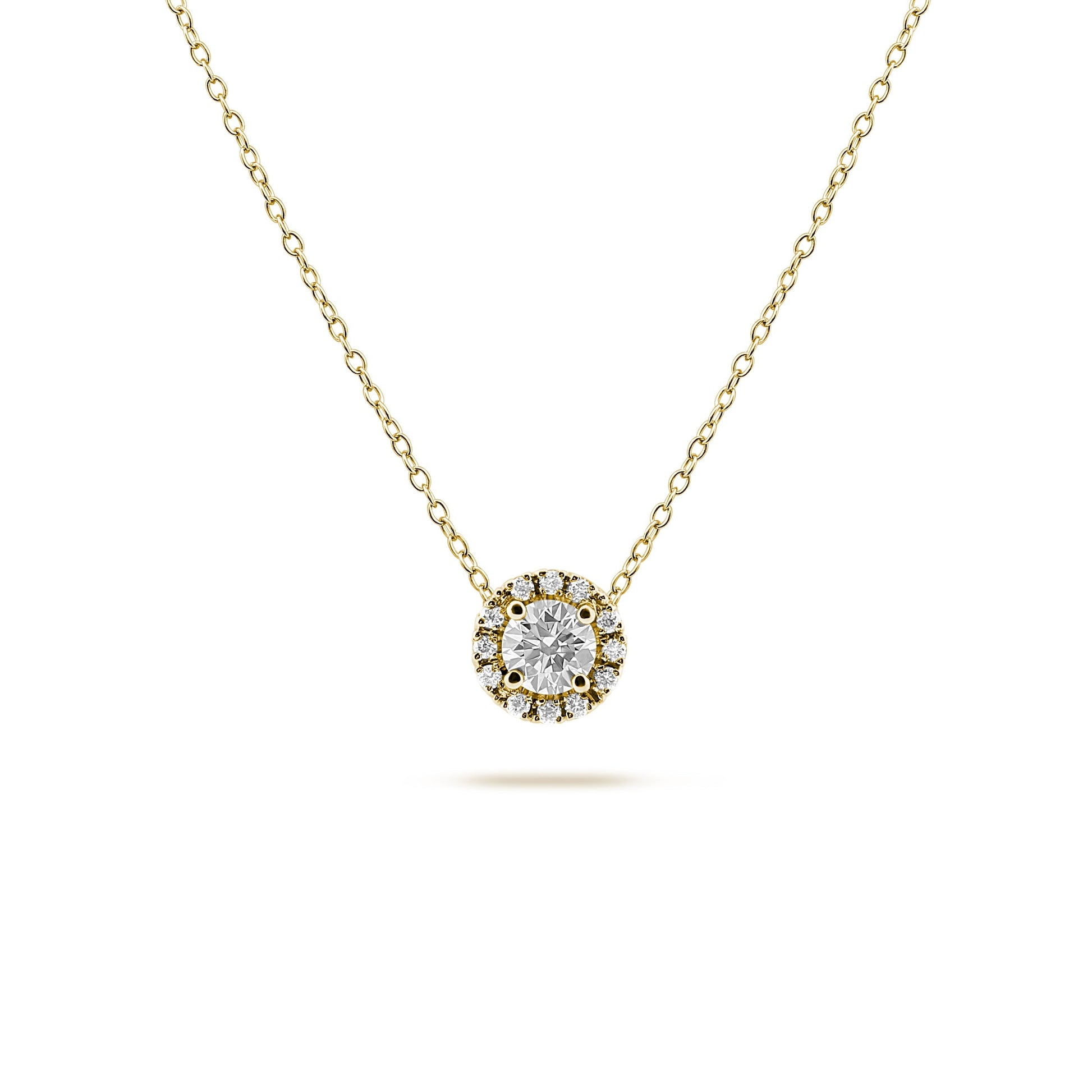 Solitaire- 1.0 CT Oval Lab Grown Diamond Necklace