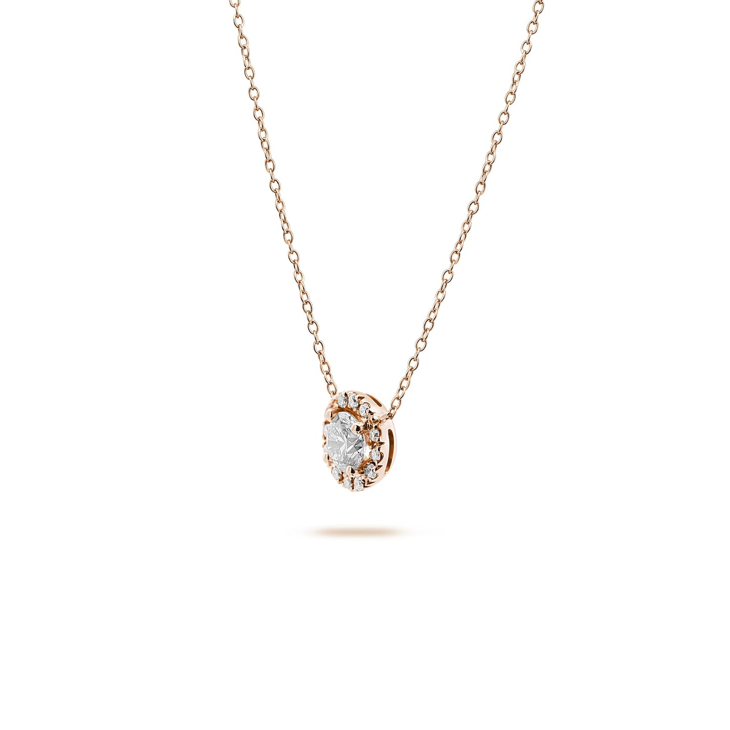 Solitaire- 1.0 CT Oval Lab Grown Diamond Necklace