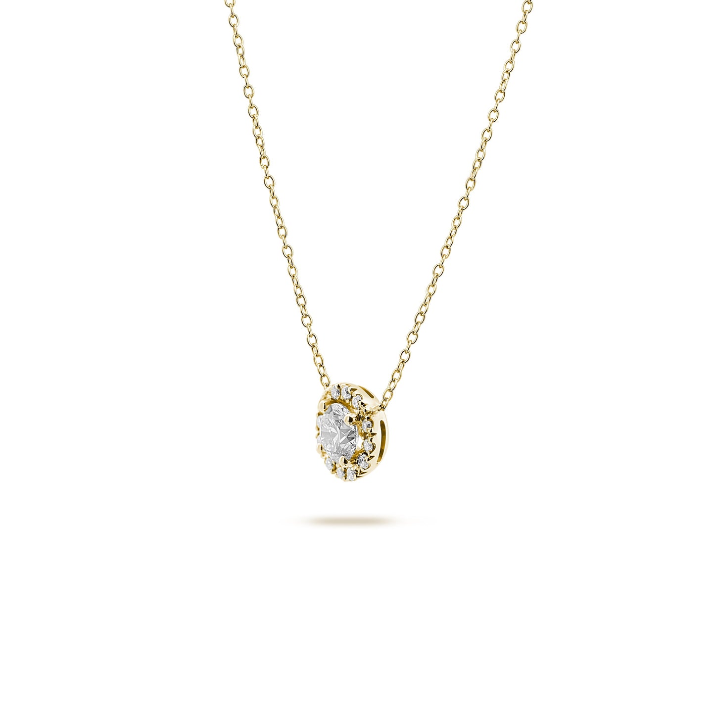 Solitaire- 1.0 CT Oval Lab Grown Diamond Necklace