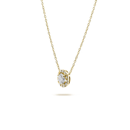 Solitaire- 1.0 CT Oval Lab Grown Diamond Necklace