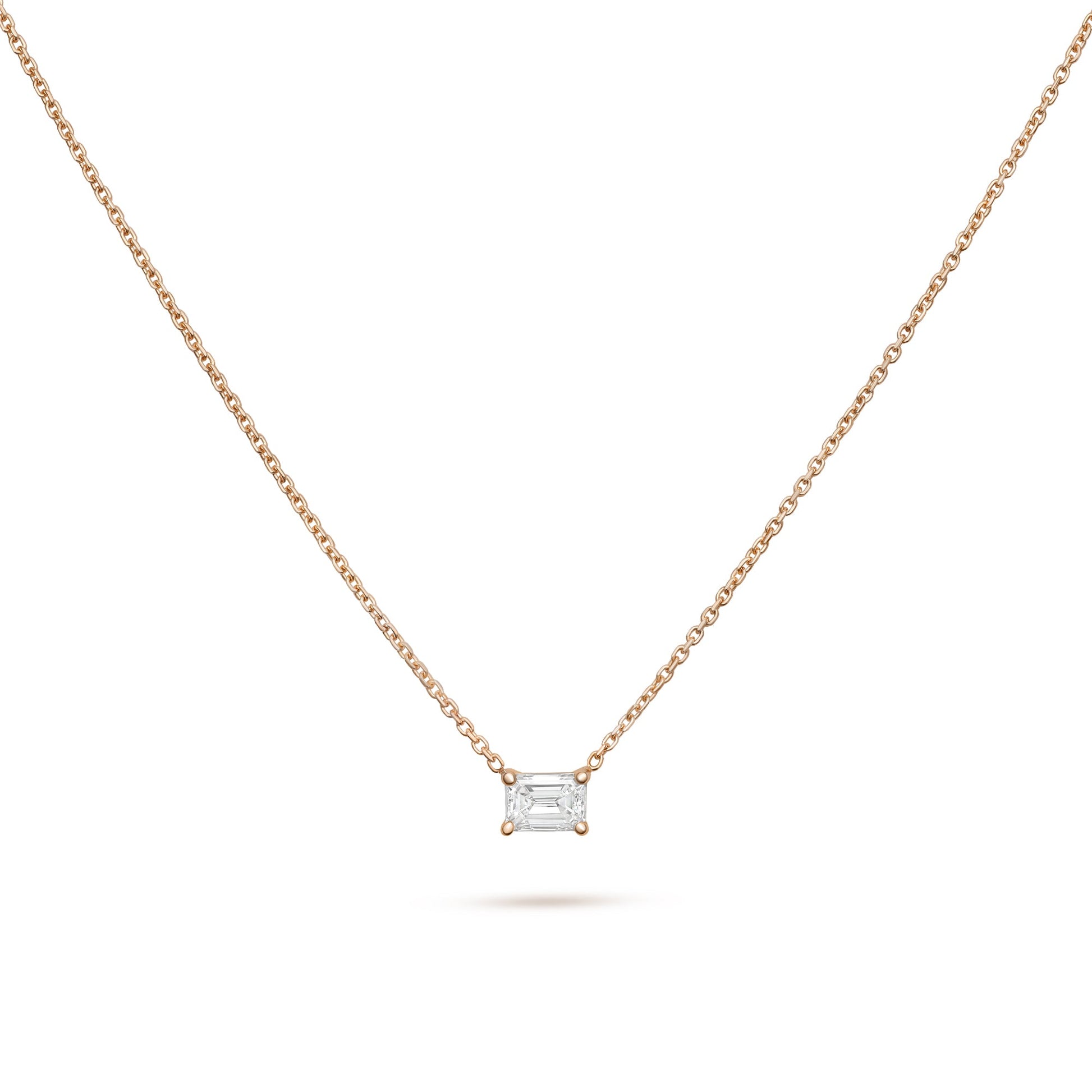 Solitaire- 1.0 CT Oval Lab Grown Diamond Necklace