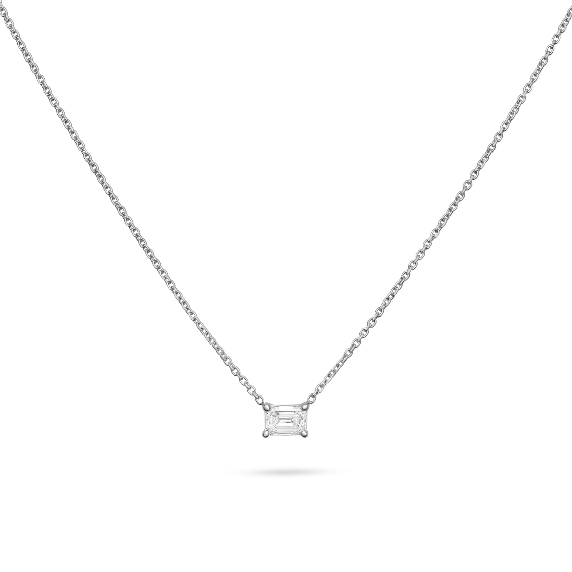 Solitaire- 1.0 CT Oval Lab Grown Diamond Necklace