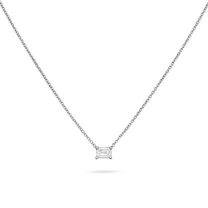 Solitaire- 1.0 CT Oval Lab Grown Diamond Necklace
