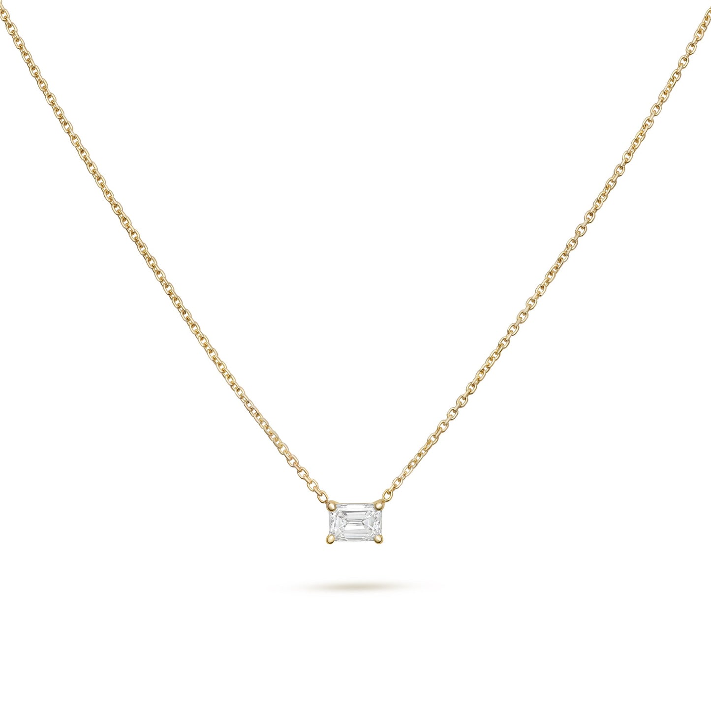 Solitaire- 1.0 CT Oval Lab Grown Diamond Necklace