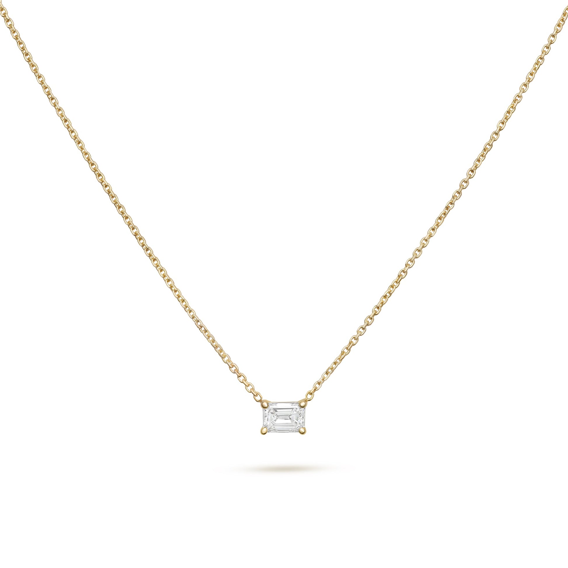 Solitaire- 1.0 CT Oval Lab Grown Diamond Necklace