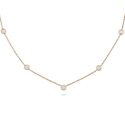 Solitaire- 1.0 CT Oval Lab Grown Diamond Necklace