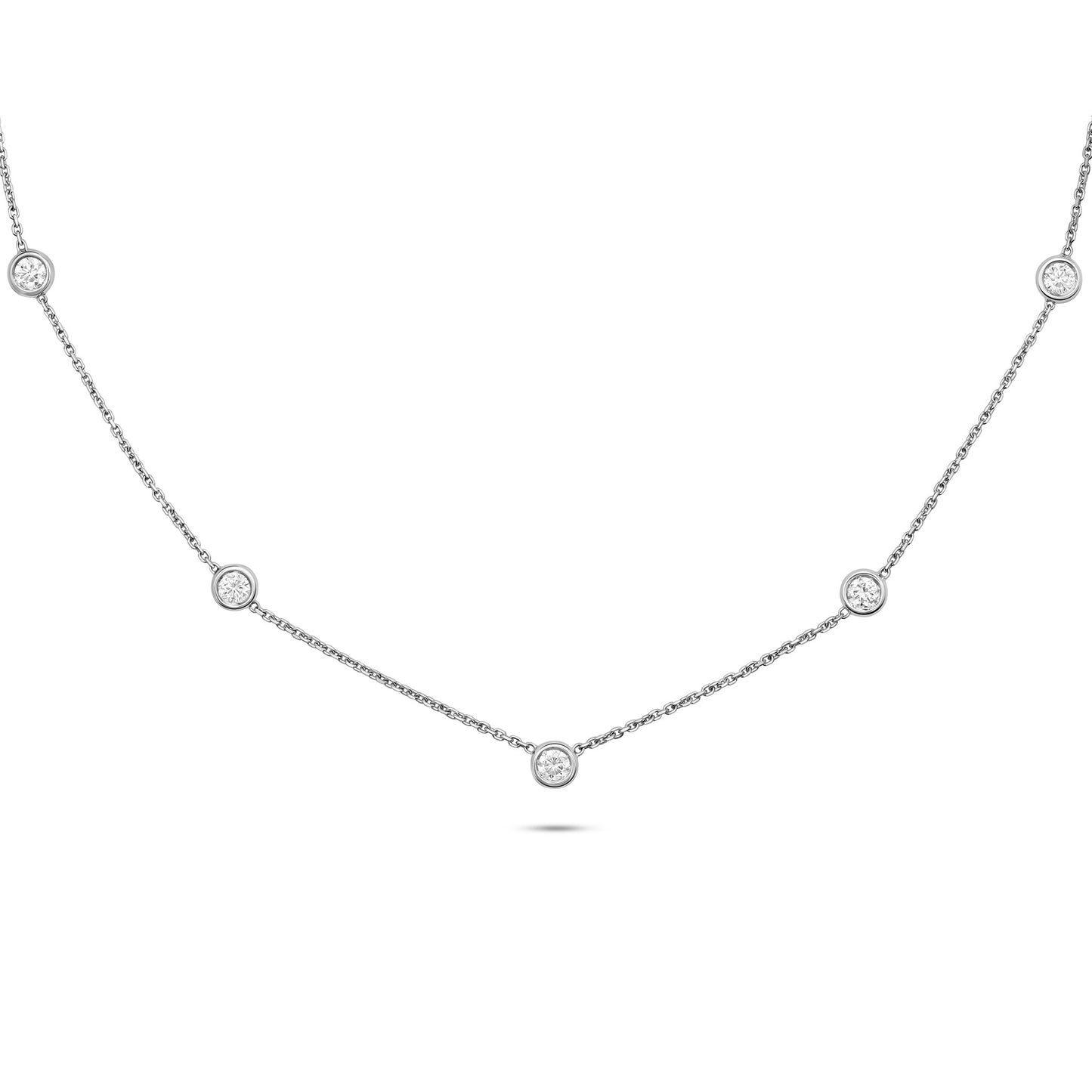 Solitaire- 1.0 CT Oval Lab Grown Diamond Necklace