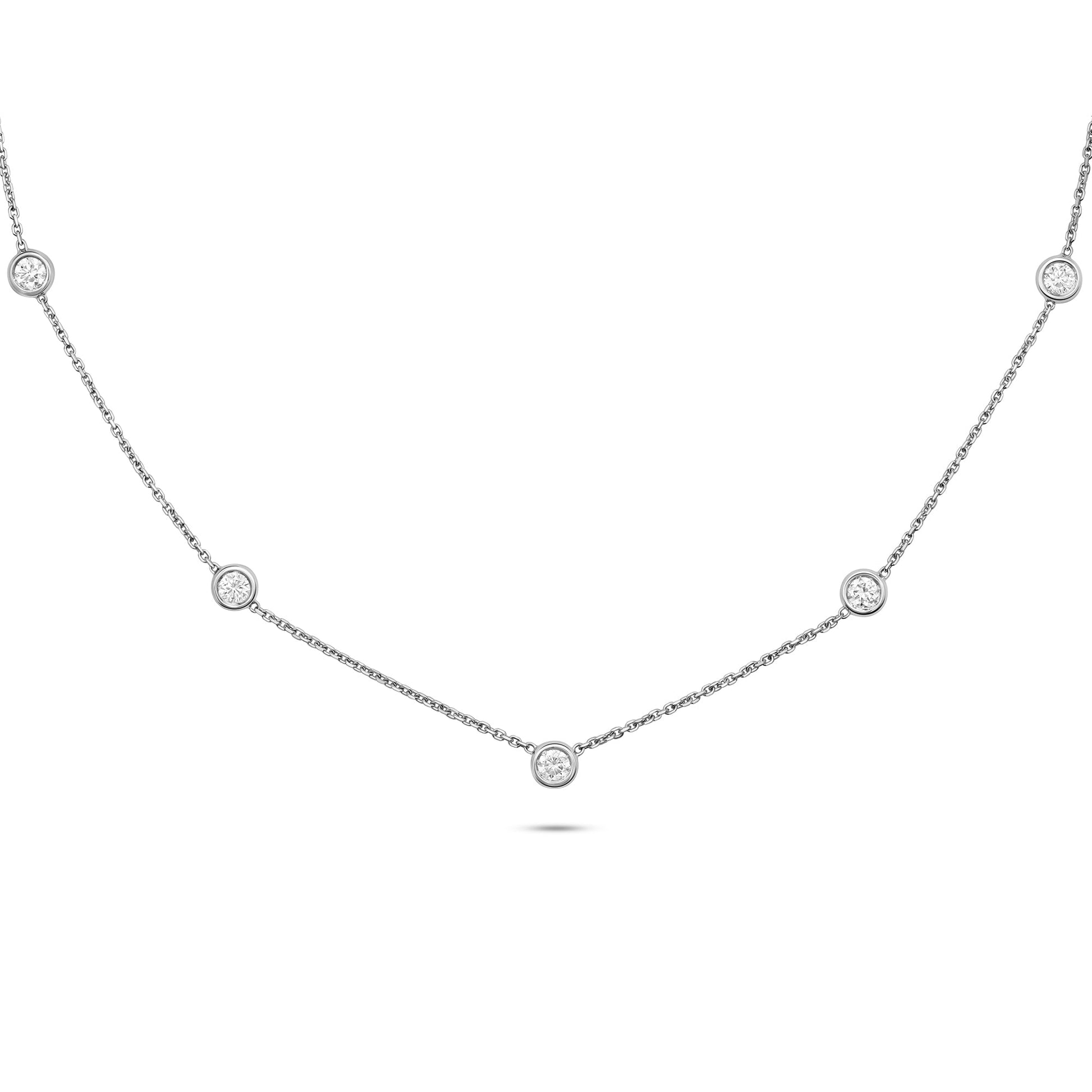 Solitaire- 1.0 CT Oval Lab Grown Diamond Necklace